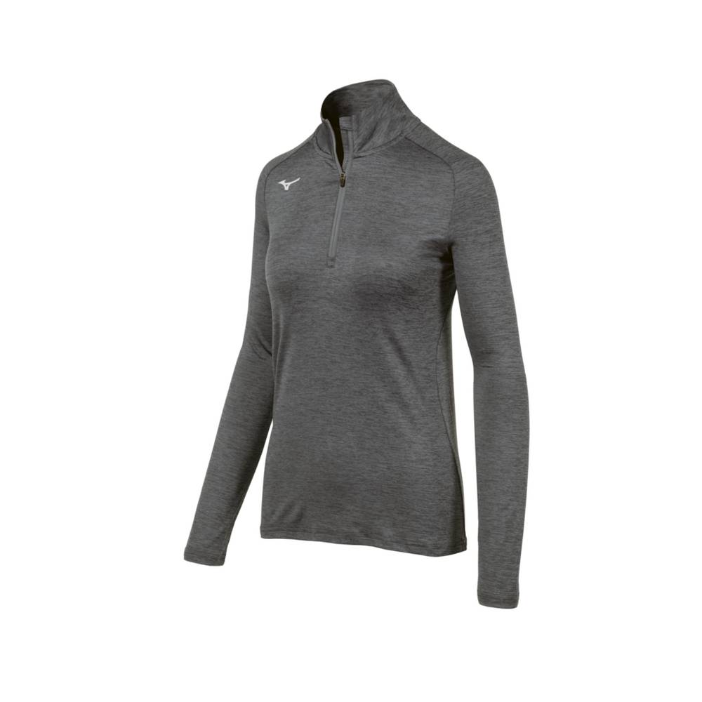 Mizuno Women's Alpha ½ Zip Pullover Grey (530036-UTQ)